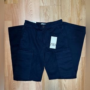 ZARA Womens High Rise Cargo